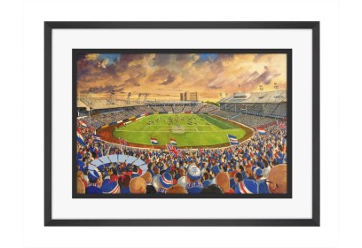 Ibrox Stadium 'Yesteryear' Fine Art Print - Rangers Football Club